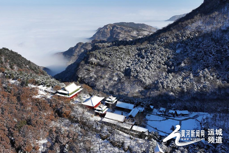 運城雪後五老峰景區美如畫