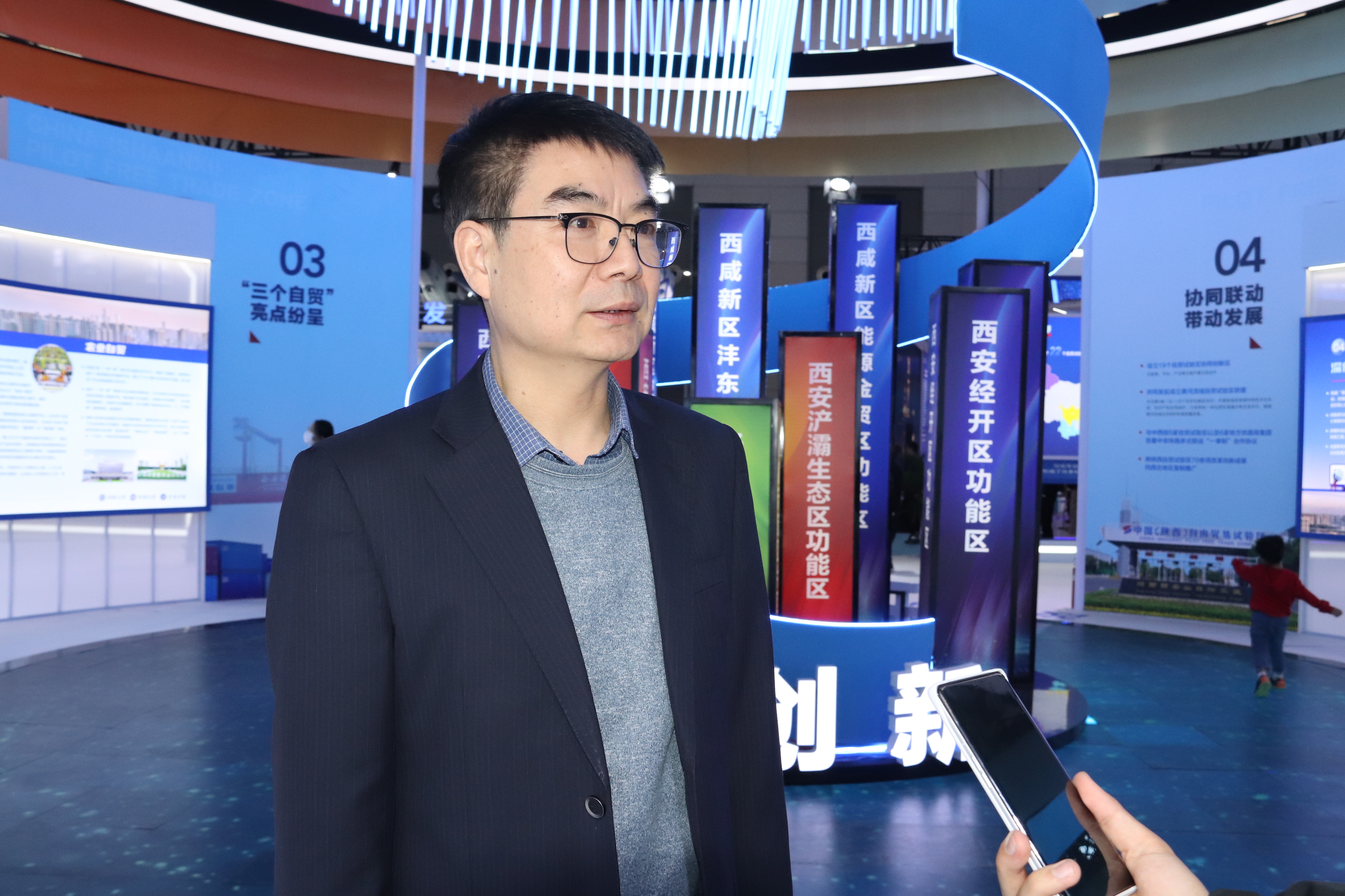 陕西自贸试验区携建设成就亮相第七届丝博会_fororder_图片5