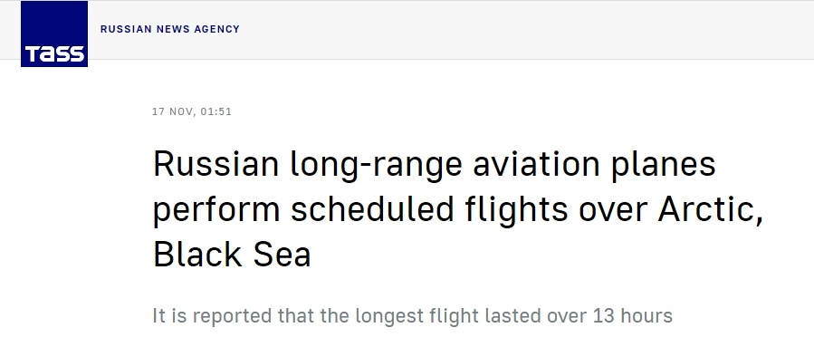 俄战略轰炸机多方向出击 在“三洋两海”向北约亮剑
