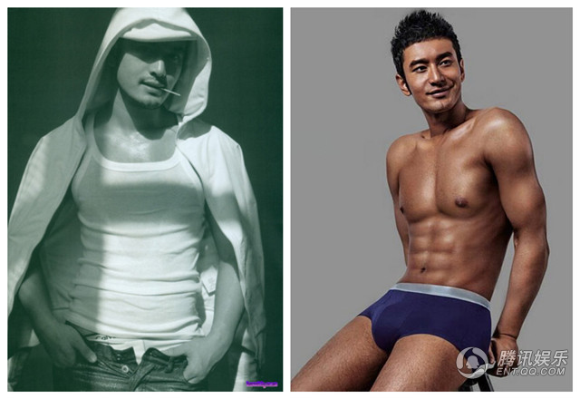 这些脱衣有肉穿衣显瘦的男星你更喜欢那一款？_娱乐_腾讯网