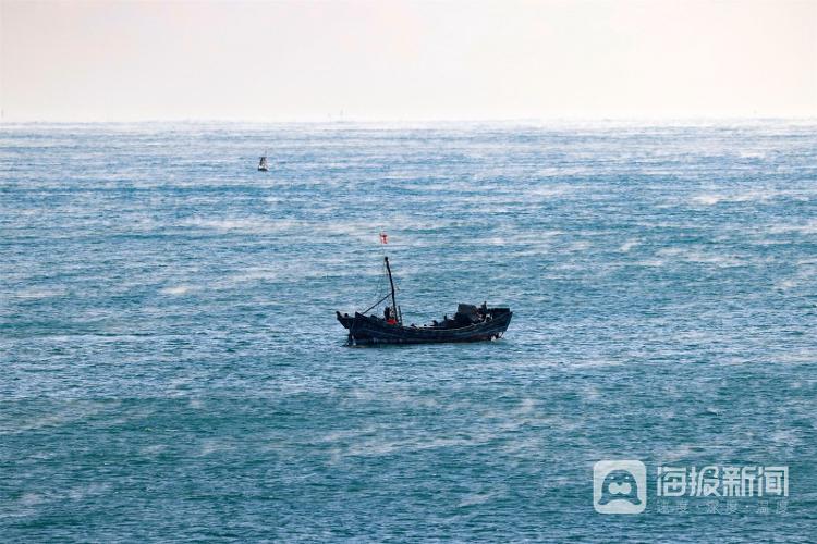 山东青岛：海滨现“海浩”景观