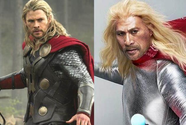 徐锦江扮雷神完美神还原