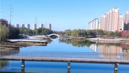河南南阳：初冬现美景