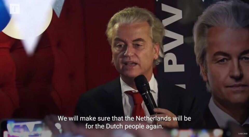 荷兰极右翼政党意外胜出 欧洲敲响政治警钟