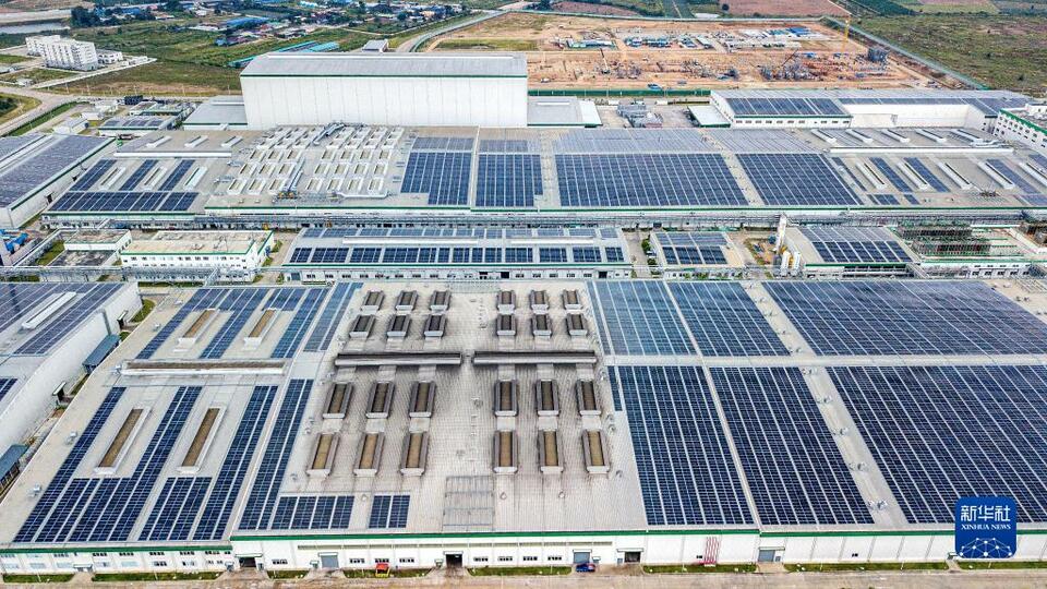 中泰合作建設泰國工廠屋頂光伏發電項目