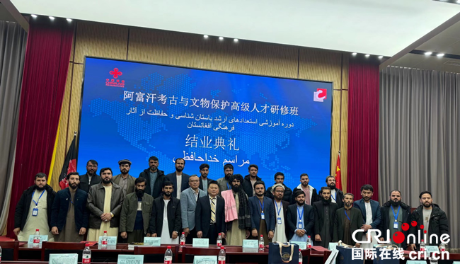 阿富汗文物保护工作者：中国同行的分享对阿富汗文物保护非常重要_fororder_5