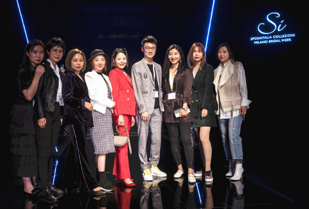 婚纱总动员携行业精英探秘2018米兰国际婚纱礼服展