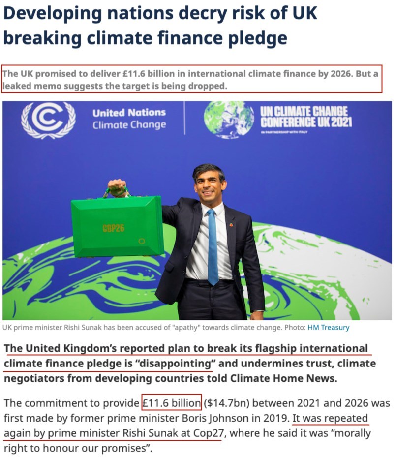 英国说要发挥“气候领导力”，谁信？