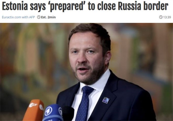 芬俄陆地边境口岸全部关闭 俄称芬兰举动“完全多余”