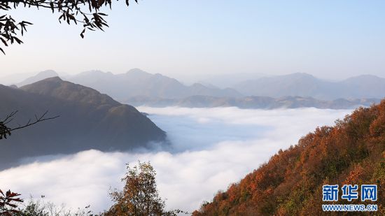秦岭山城石泉冬日云海现奇观 邀您赴人间惊鸿宴