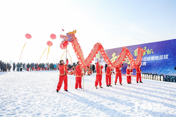 “幸福岛·稻梦杯”沈阳市首届雪地足球村超联赛开赛_fororder_村超5