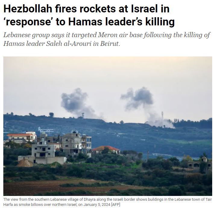 真主党60余枚火箭弹袭击以军基地 黎以边境冲突升级风险加大