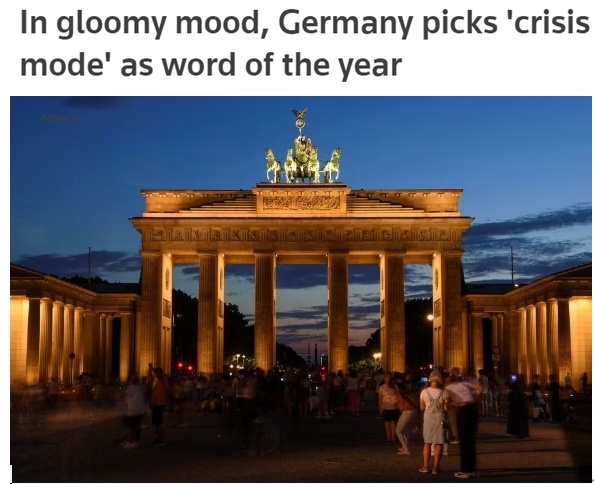 德國2023年年度詞彙出爐：“危機模式”