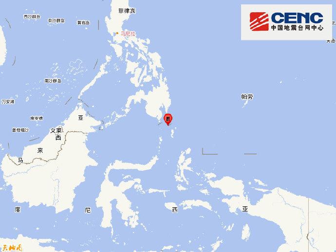 印尼塔劳群岛发生6.6级地震 震源深度90千米