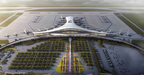 图片默认标题_fororder_湛江新机场效果图（粤机宣 供图）