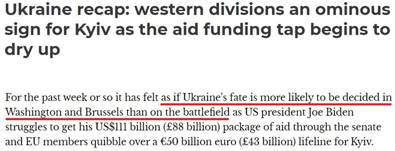 西方“挺乌”联盟陷入愁云“有必要继续资助一场必败的战争吗”