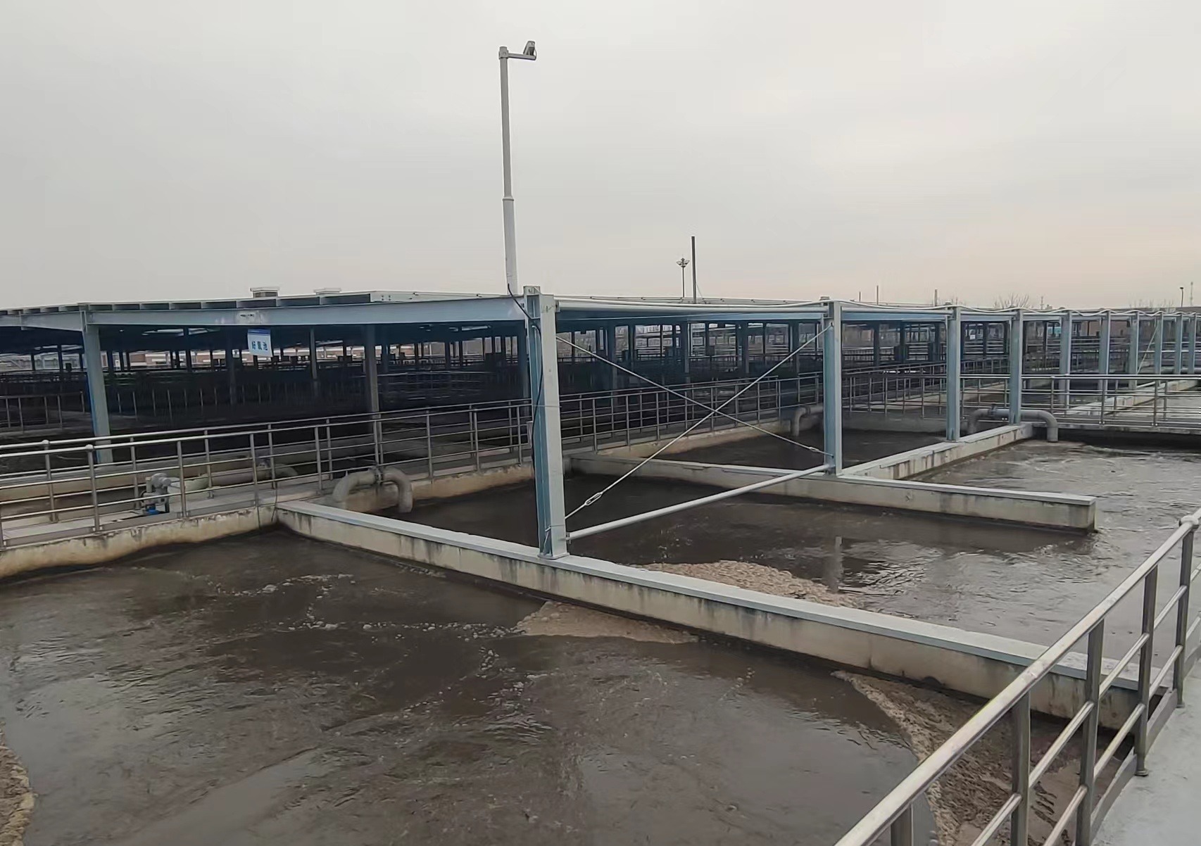 天津张贵庄污水处理厂二期工程提前通水