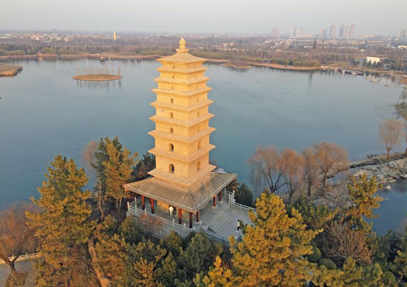 冬日黄昏美景醉人