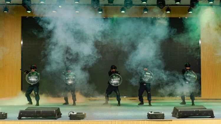 河北涞源：公安心向党 奔向新征程_fororder_3