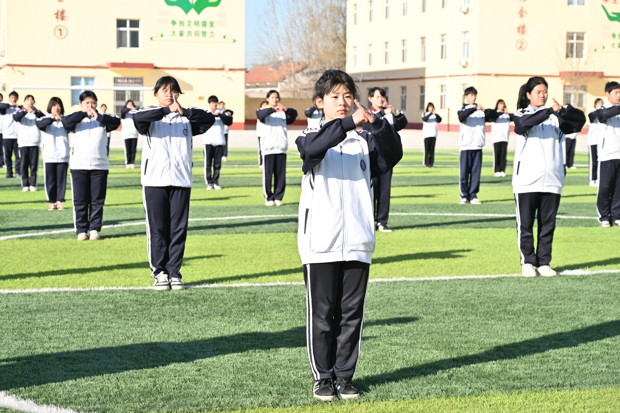 河北盐山：传统武术入校园 非遗传承现活力_fororder_图片3