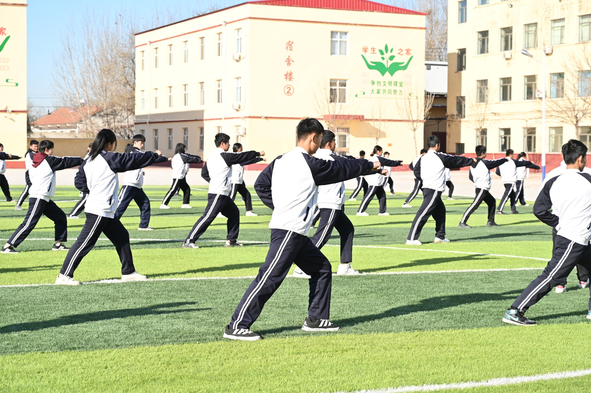 河北盐山：传统武术入校园 非遗传承现活力_fororder_图片4