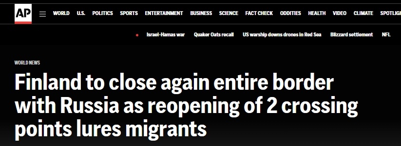 俄芬关系再起波澜 幕后推手是谁？