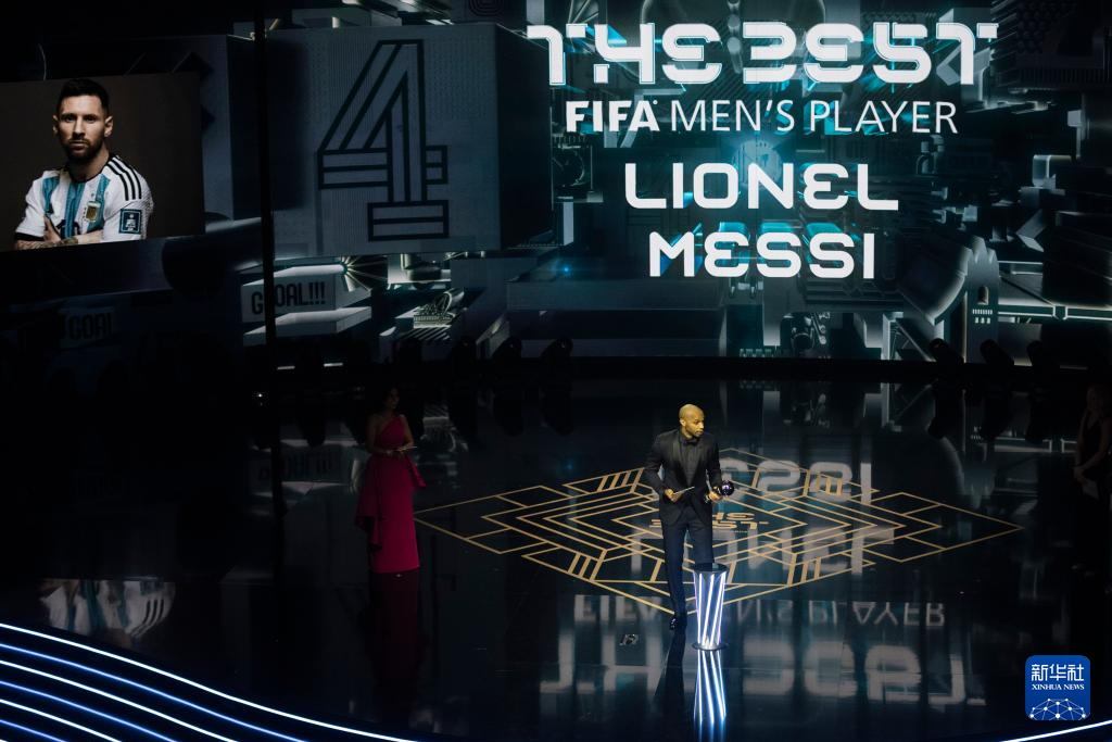 国际足联年度颁奖典礼在伦敦举行