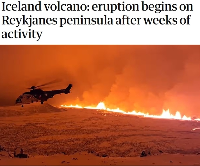 冰岛火山再喷发 研究人员：“现在宣布危险结束还为时过早”