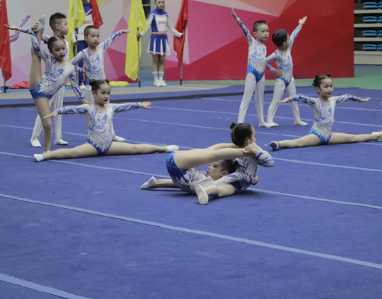 貴州省第四屆校園體操大賽在榕江舉辦 展體操之美 揚運動之風_fororder_圖片3