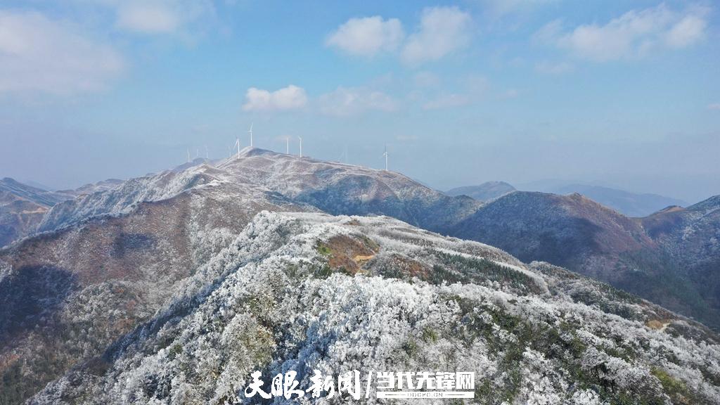 贵州剑河：老山界雾凇美如画卷