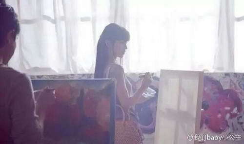 baby画作曝光 原来你竟是这么有才的女星