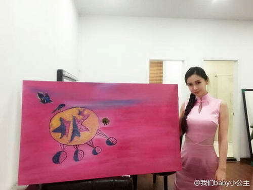baby画作曝光 原来你竟是这么有才的女星