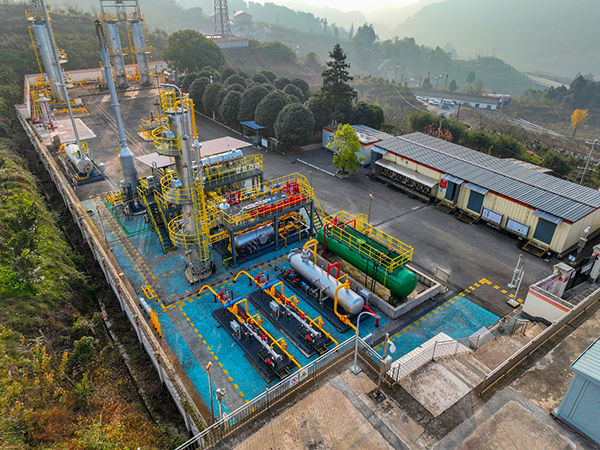 底“气”十足 眉山丹棱大探1井将于2024年1月投产_fororder_作业区航拍