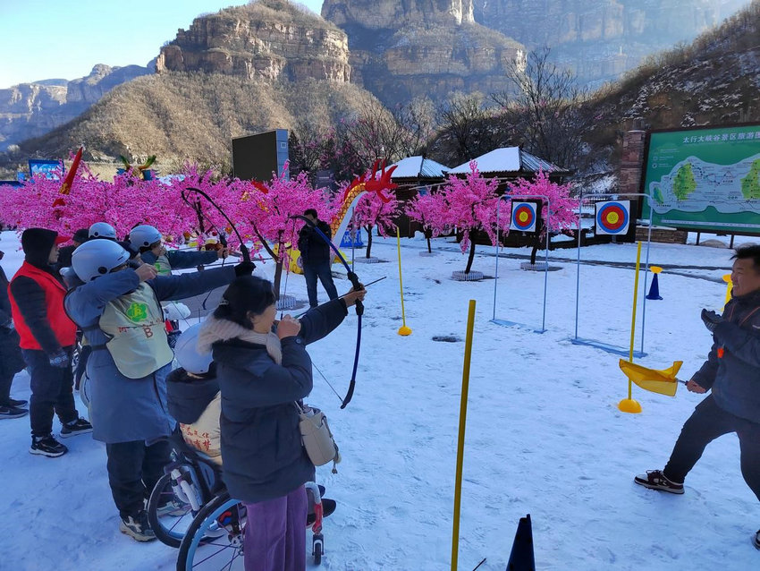 【原創】第八屆中國殘疾人冰雪運動季（安陽）特色活動在林州太行大峽谷舉行_fororder_2