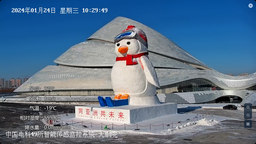 哈尔滨给雪雕戴上了“实时在线听诊”传感系统保健康