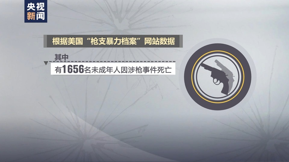 美国“枪支暴力档案”网站数据显示美今年已有超4.2万人死于涉枪事件