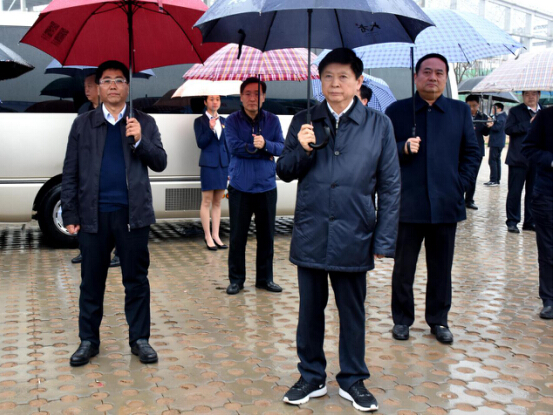 市长邓沛然等市领导以及各县市区,市直部门主要负责人在鹿泉区委书记