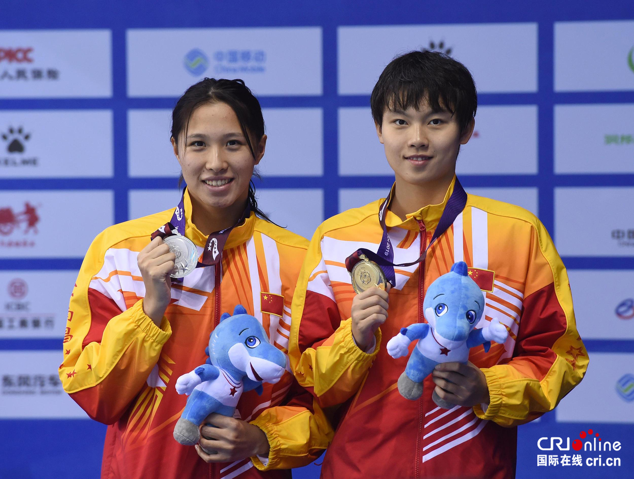 军运会游泳比赛第3日:中国队添7金 破5项纪录