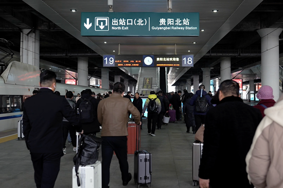 元旦期間 貴陽三大鐵路車站預計發送旅客58.2萬人次_fororder_鐵路3
