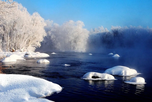 既然來了黑龍江 到遜克大平臺領略霧凇 才算不虛此行!