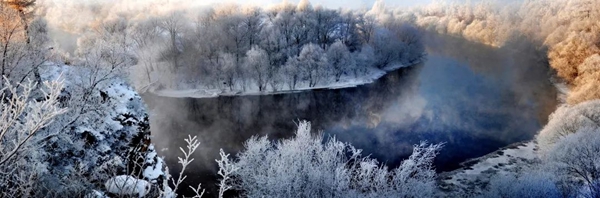 既然來了黑龍江 到遜克大平臺領略霧凇 才算不虛此行!