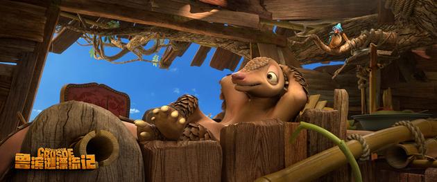 《鲁滨逊漂流记》公映 呆萌动画老少皆宜