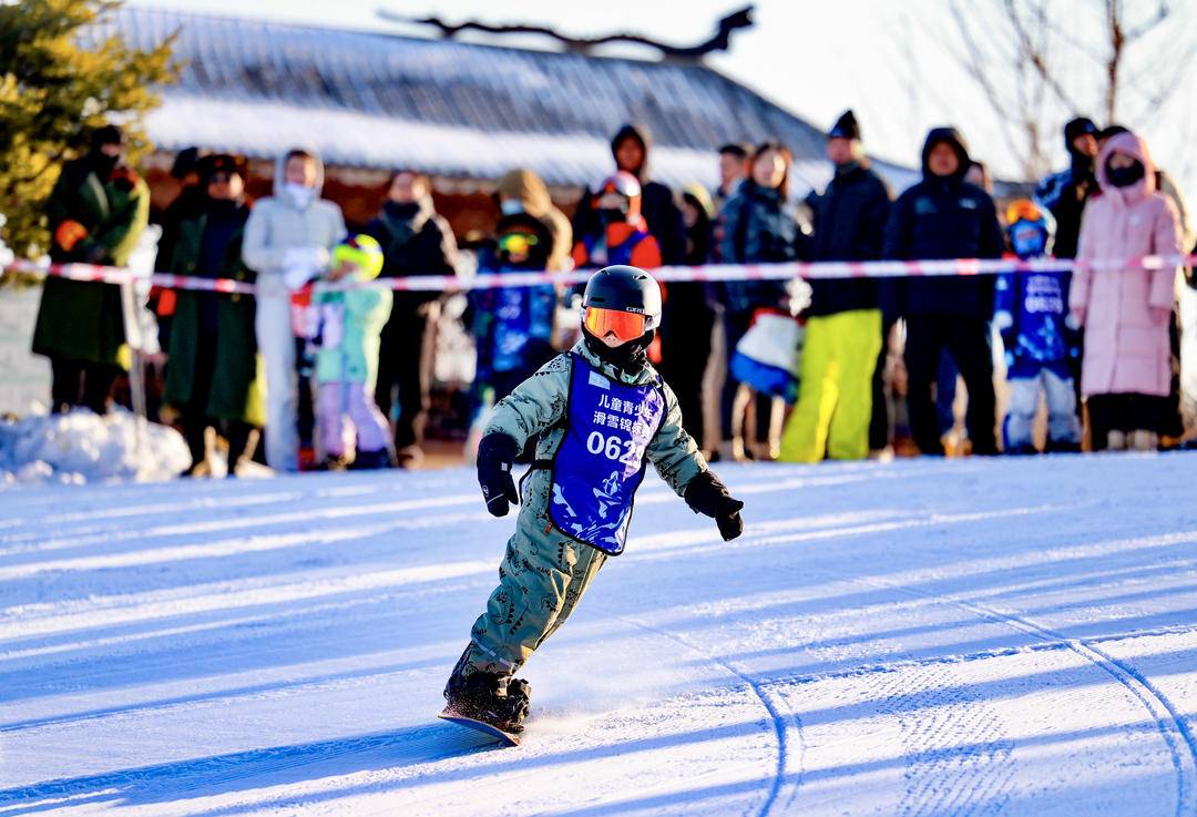 2024年“淮扬杯”丹东市第三届青少年滑雪锦标赛开赛