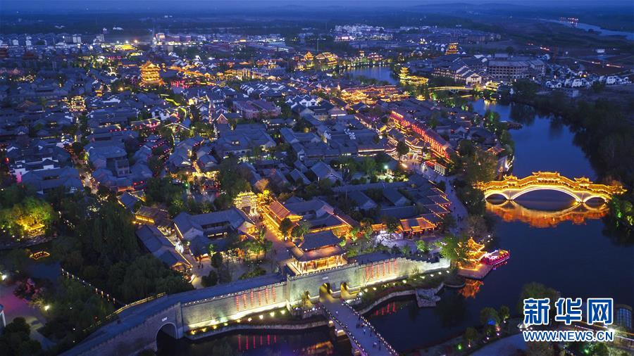 山东枣庄台儿庄古城:一河渔火不夜城 山东枣庄台儿庄古城:一河渔火不夜城