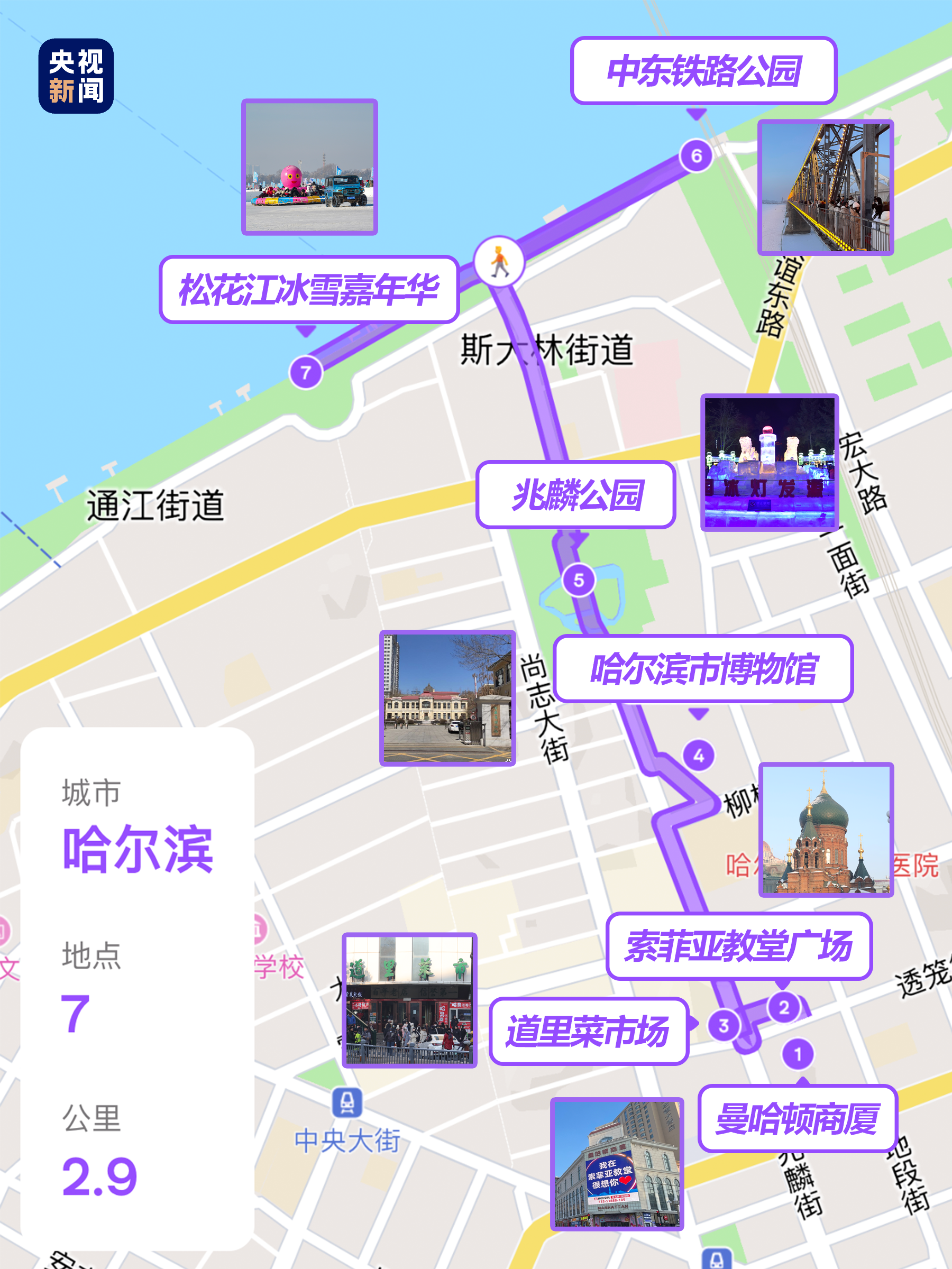 哈尔滨Citywalk｜在这吃饱穿暖 再去冰上walk！
