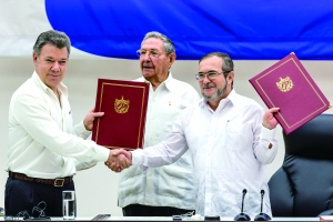 哥伦比亚总统获诺贝尔和平奖 出身于富有家族