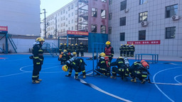 陇南礼县消防救援大队组织开展安全技术训练