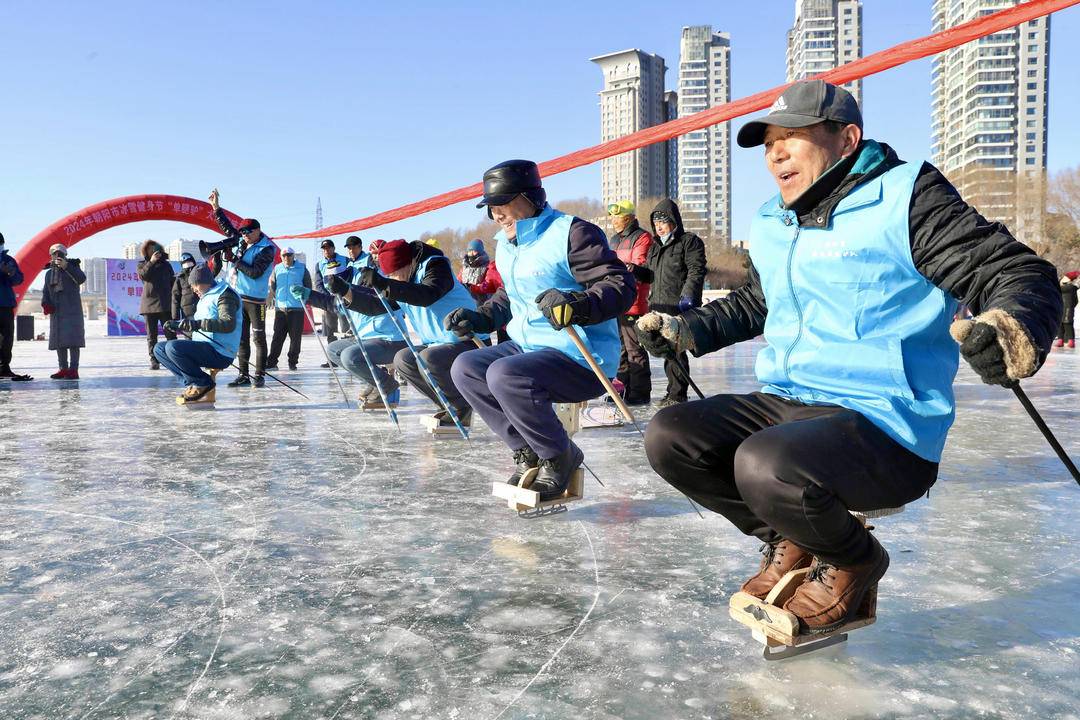 老遊戲新趣味，“單腿驢”亮相朝陽冰雪健身節