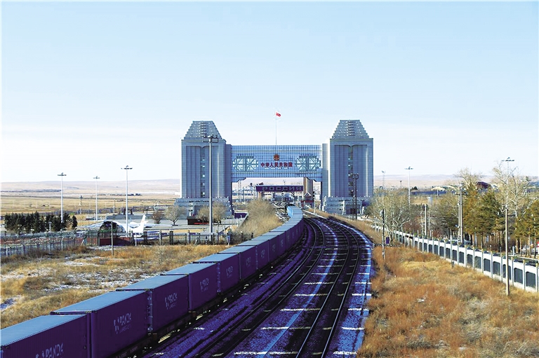 满洲里铁路口岸2023年中欧班列通行量全国第一_fororder_3145252_wangxia_1704552669891_s