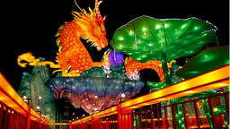 濟南方特新春燈會全新升級 百餘米“神龍”燈組驚艷亮相